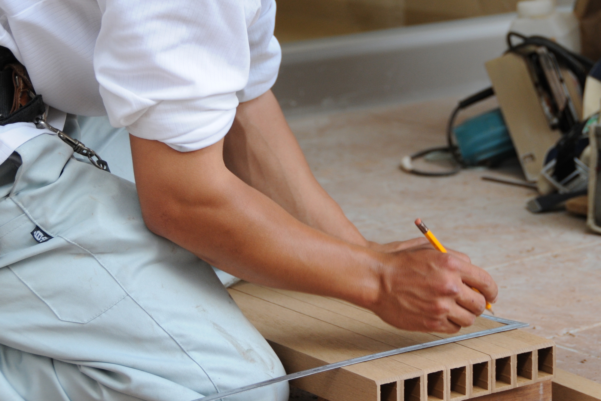 経験豊富なスキルを活かした施工の写真